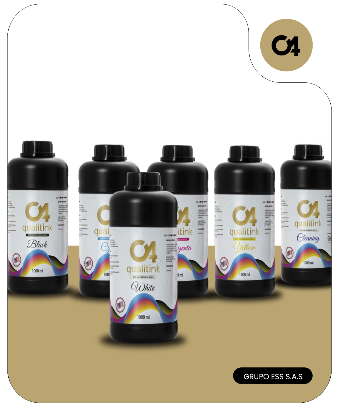 DTF UV PREMIUM GOLD